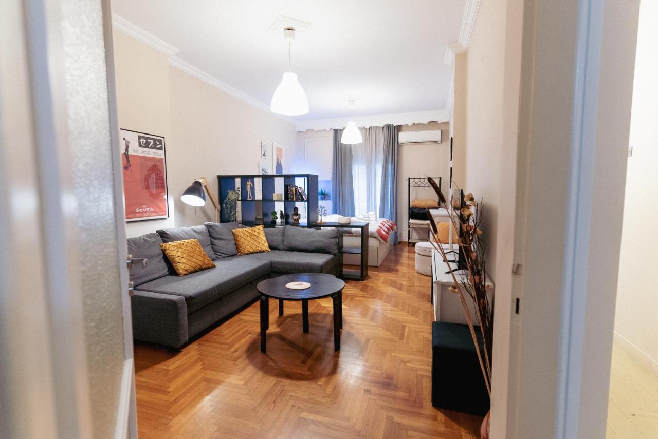 Charming 85Sqm Apartment With Panoramic City-Views 테살로니키 외부 사진