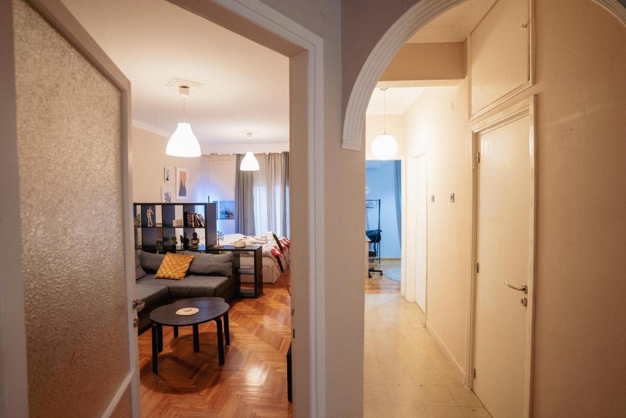 Charming 85Sqm Apartment With Panoramic City-Views 테살로니키 외부 사진
